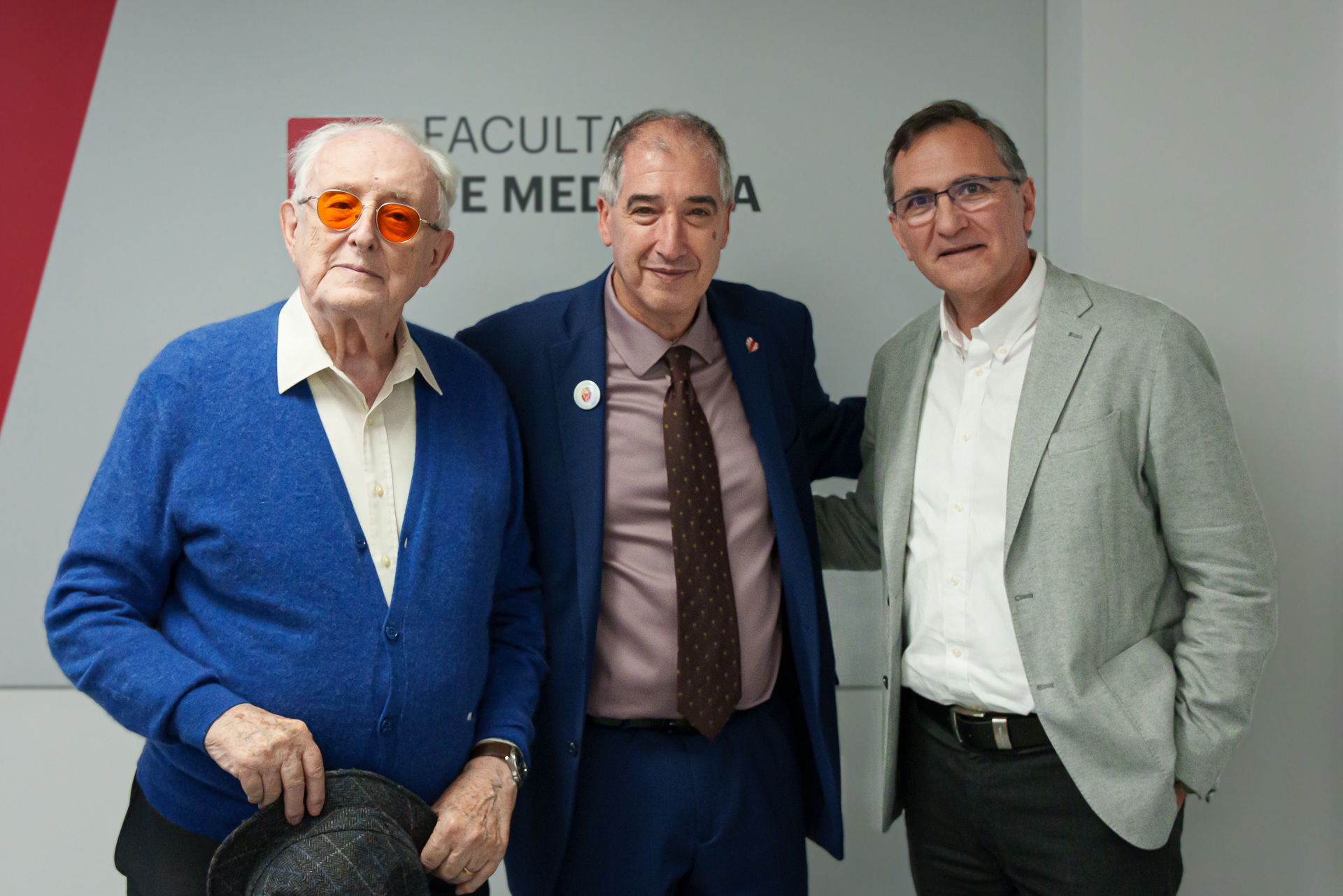 Antoni Bayés de Luna, Andrés Baranchuck y Roberto Elosua