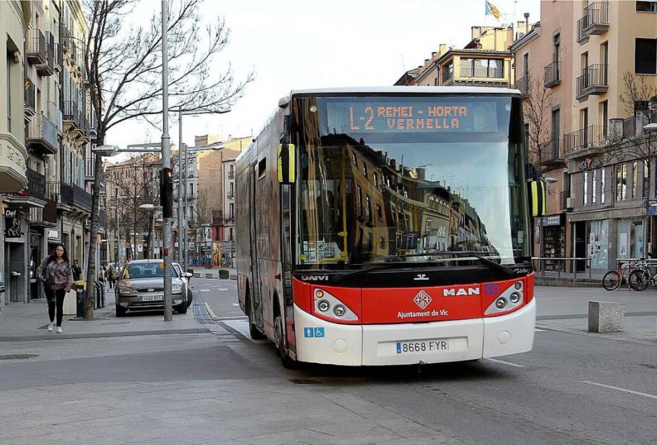 Bus urbano de Vic. Fuente: Ayuntamiento de Vic